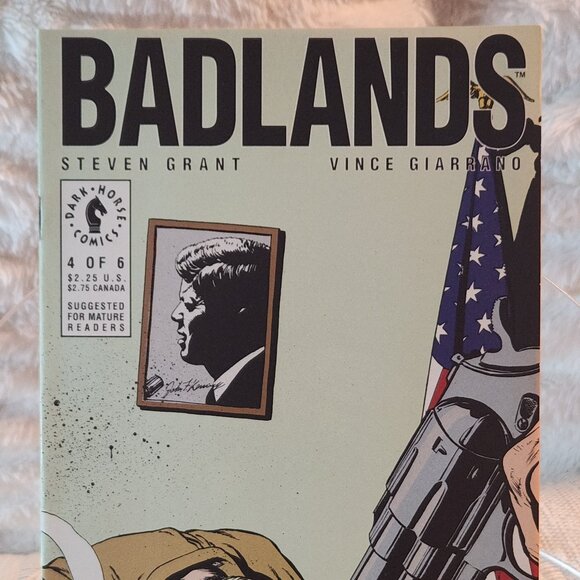 Badlands #3 (1991) Dark Horse Comics, Steven Grant, Second Edition, NM - Picture 1 of 14